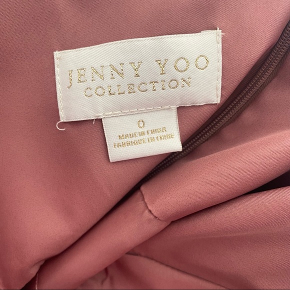 Jenny Yoo Harris Chiffon Dress in Clay - Picture 5 of 6